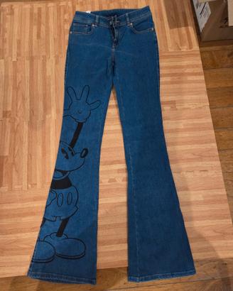 jeans a zampa benetton donna