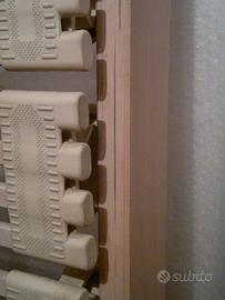 Rete ortopedica con doghe legno regolabili 190x80