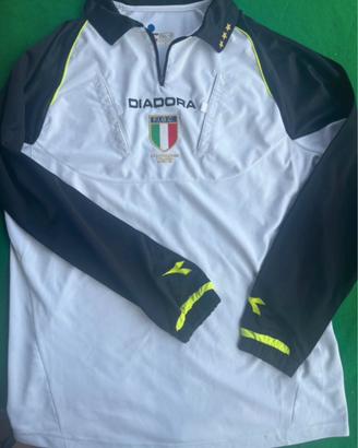 Maglia da arbitro Diadora bianca