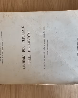 Manuale per l’ufficiale delle telecomunicazioni