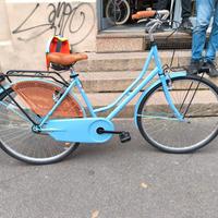 Bicicletta Olandesina color azzurro