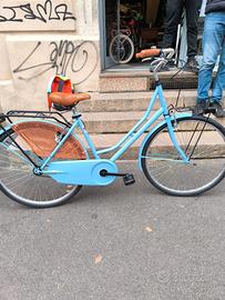 Bicicletta Olandesina color azzurro
