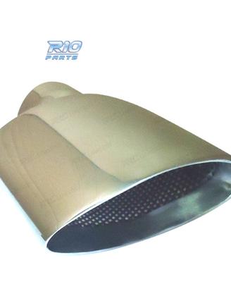 TERMINALE SCARICO UNIVERSALE IN ACCIAIO INOX