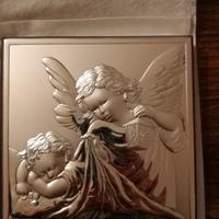 Idea per battesimo Angelo custode ARGENTO Sovrani