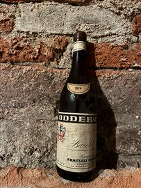 Barolo DOCG 1974- Fratelli Oddero- bottiglia epoca