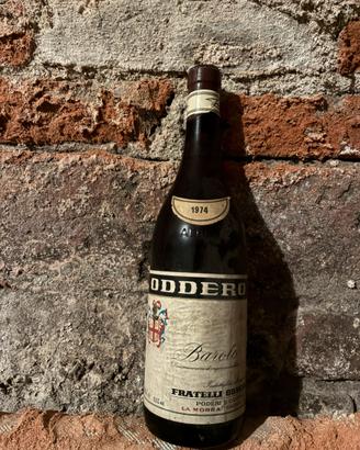 Barolo DOCG 1974- Fratelli Oddero- bottiglia epoca