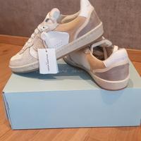 Philipe Model Sneakers Pgal Donna, Bianco Beige


