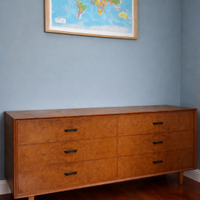 Cassettiera vintage in radica – anni ‘60