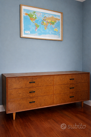 Cassettiera vintage in radica – anni ‘60