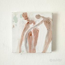 Quadro dipinto a mano - The Dancers Falling 