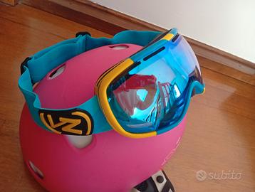 Maschera e casco snowboard 