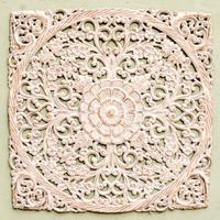 Bassorilievo Legno. Mandala rustic meditazione