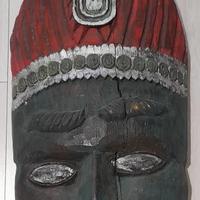 Grande maschera Maori  primi '900 88 cm