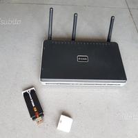 Modem Router D-Link DSL-2740R Wireless