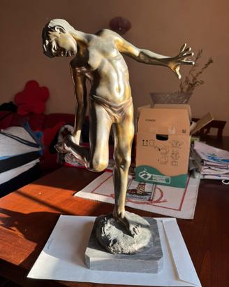 Scultura vintage "Il Granchio" (A. De Lotto)