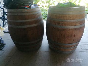 Botti di vino da arredamento