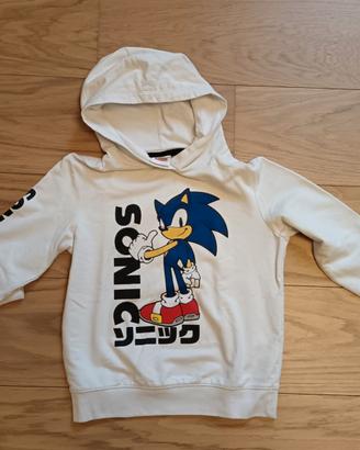 Felpa bimbo SONIC 6-7 anni 116-122 cm
