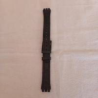 cinturino per orologio Swatch pelle nera 14mm