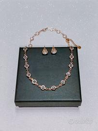 Set Collana Tennis e orecchini coordinati 