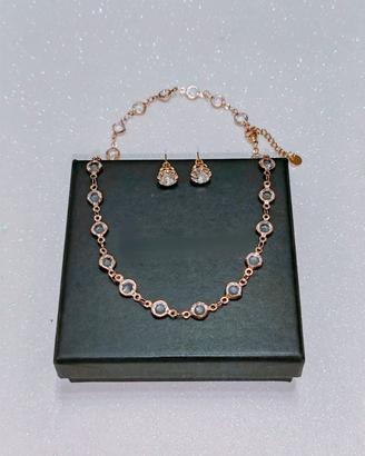 Set Collana Tennis e orecchini coordinati 