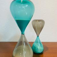 Coppia di Clessidre produzione Venini