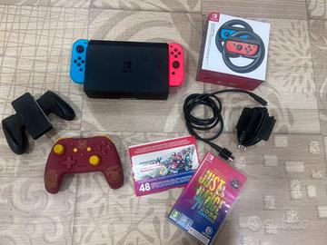 nintendo switch oled bundle Mario kart
