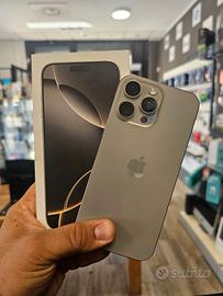 APPLE IPHONE 16 PRO MAX 256GB TITANIO PARI L NUOVO