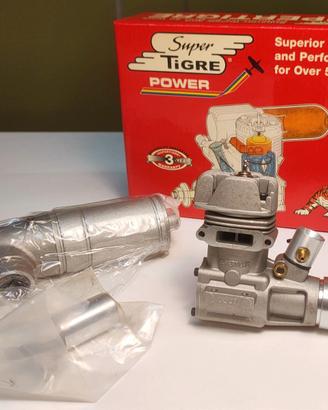 Motore SuperTigre G34 C/L con marmitta silenziata