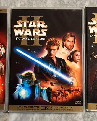 3 Dvd Saga Star Wars I II e III