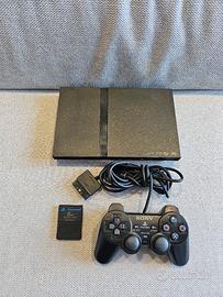 Playstation 2 PS2 Slim Nera 70004 + memory card