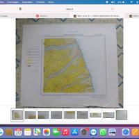 1931 Carta Geologica d'Italia Regio Uff.Geologico