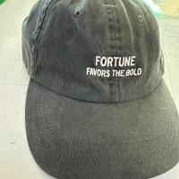 Cappellino vintage "Fortune Favors The Bold"
