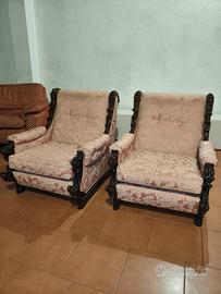 Coppia poltrone Vintage Barocco