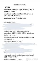 Libri vari