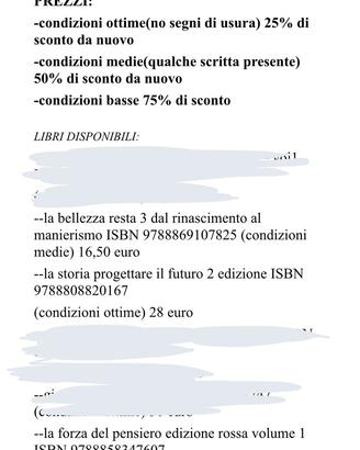 Libri vari