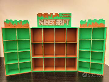 Espositore Minecraft McDonald's collezione kinder 
