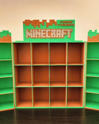 Espositore Minecraft McDonald's collezione kinder 
