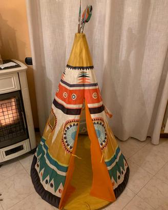 Tenda per giocare agli indiani