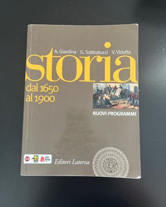 Libro STORIA DAL 1659 al 1900
