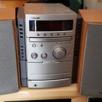 STEREO Sony.caricatore 6 cd.cassette
