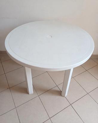 Tavolo in plastica da giardino 