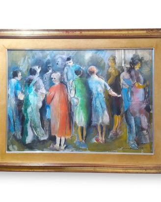 QUADRO IL MERCATO - MARIA PIA SOMASCA BUSINELLI