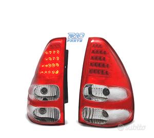 FANALI A LED TOYOTA LAND CRUISER FJ120 03-09 ROSSO
