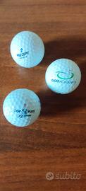 palline da golf e tee  da golf