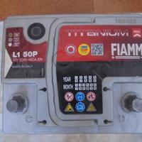 Batteria auto FIAMM 50 Ah caratteristiche in foto