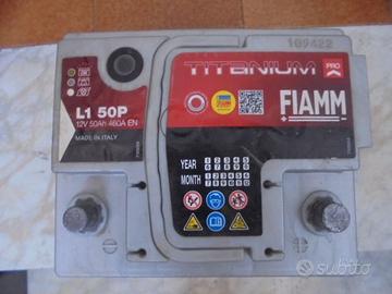 Batteria auto FIAMM 50 Ah caratteristiche in foto