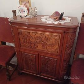 Mobile bar intarsiato