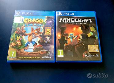 CRASH BANDICOOT TRILOGY  + MINECRAFT PS4/PS5 