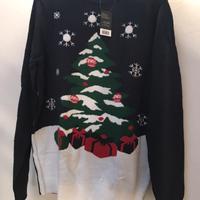 Maglione natalizio con led