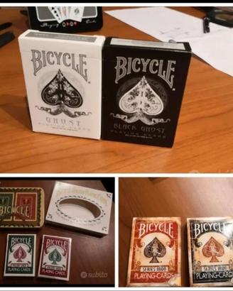 BLACK GHOST, CHRISTMAS, VINTAGE BICYCLE Poker